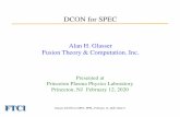DCON for SPEC - PPPL