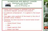 ALUMINIUM AND BREAST CANCER Aluminium und Brustkrebs