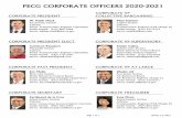 PECG CORPORATE OFFICERS 2020-2021