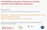 Probabilistic max-plus schemes for solving Hamilton-Jacobi ...