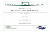 2019 2020 Booster Club Handbook - TeamUnify