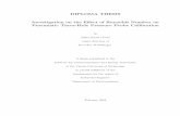 DIPLOMA THESIS Investigation on the E ect of Reynolds ...