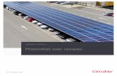 Photovoltaic solar canopies