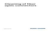 Cleaning of fiber optic connectors 2020 - HUBER+SUHNER