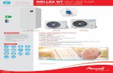 Heat pumps WELLEA WT Three services WITH DHW TANK …