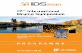 17th International Drying Symposium