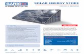 SOLAR ENERGY STORE - Garic LTD