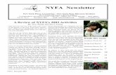 A Review of NYFA’s 2003 Activities