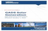 DRAFT VERSION 2021-04-2006-11 GADS Solar Generation