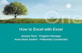 How to Excel with Excel - ASSOCIATION OF RESIDENCY ...