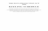 The data protection act 2018 - Keeling schedule
