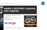 Apollo 1 (AS-204) Lessons and Legacies