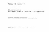 Decisions of the 2012 Doha Congress - Universal Postal Union