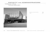 FACULTY AND ADMINISTRATORS chapter five