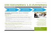 teaching +learning DESIGNING LEARNING