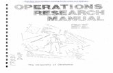 OPERATIONS RESEARCH MANUAL I - OJP