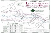 Letchworth State Park Trail Map (North Section)