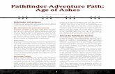 Pathfinder Adventure Path: Age of Ashes