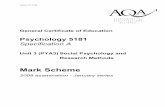 GCE Phsychology A Unit 3 - Social Psychology and Research ...