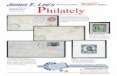 James E. Lee's Special APS StampShow Edition Philately