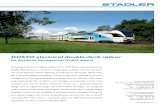 DOSTO electrical double-deck railcar - Stadler Rail