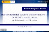 Raster national datasets transformation to INSPIRE ...