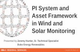 PI System and Asset Framework in Wind and Solar Monitoring