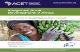 Integrated Rural Development in Africa