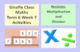 Giraffe Class Maths Term 5 Week 1 Activities