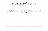 Afghanistan's Constitution of 2004