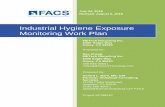 Industrial Hygiene Exposure Monitoring Work Plan