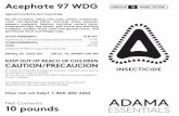 Acephate 97 WDG GROUP 1B INSECTICIDE