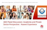 AEO Panel Discussion: Academia and Private Sector ...