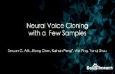 Neural Voice Cloning with a Few Samples