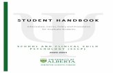 SCCP Student Handbook (2020-2021)
