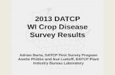 2013 DATCP WI Crop Disease Survey Results