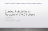 Cardiac Rehabilitation Program for LVAD Patients