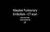 Massive Pulmonary Embolism - CT scan