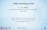 FRBs searching stories - CAS