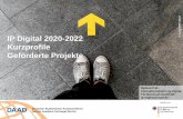 IP Digital 2020-2022 Kurzprofile Geförderte Projekte