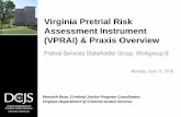Virginia Pretrial Risk Assessment Instrument (VPRAI ...