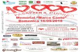 Memorial “Marco Cantù” Domenica 16/09/2018