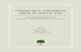 Community Conserved AreAs in south AsiA