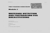 MATERNAL NUTRITION AND PREPARATION FOR …
