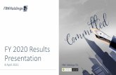 FY 2020 Results Presentation - FBNHoldings