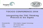 Integrating the TOC Thinking Process & Six Sigma