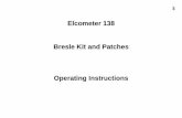 Elcometer 138 Bresle Kit and Patches