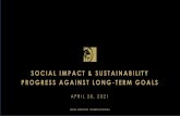 SOCIAL IMPACT & SUSTAINABILITY PROGRESS AGAINST …