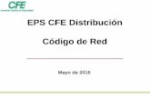 EPS CFE Distribución Código de Red