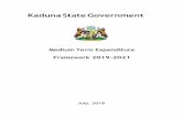 Medium Term Expenditure Framework 2019-2021